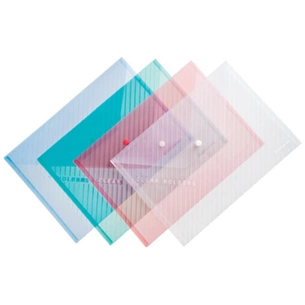 Папка - конверт Comix А4, прозора зелена (FOLD-COM-C330-G) изображение 1