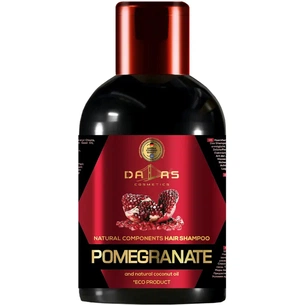 Шампунь Dalas Pomegranate з олією гранатових кісточок та натуральною кокосовою олією 500 г (4260637729323) зображення 1