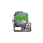 Стрічка для принтера етикеток UKRMARK E-LC4GBP, 12мм х 8м, black on green, сумісна з LC-4GBP (900508) - зменшене зображення 1