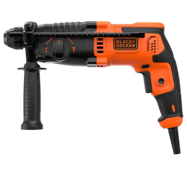Перфоратор Black&Decker SDS-Plus, 650 Вт, 1.6 Дж, 3 режими, кейс, 3.57 кг (BEHS01) - зображення 3