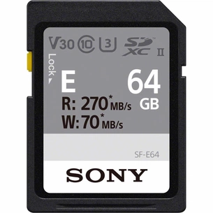 Карта пам'яті Sony 64GB SDXC class 10 UHS-II U3 V30 Entry (SFE64.AE) зображення 1