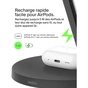 Зарядний пристрій Belkin 3in1 Magnetic Pad Qi2 15W Black (WIZ032KQBK) - зменшене зображення 5