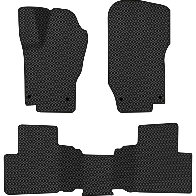 Коврик в салон EVAtech Mercedes-Benz ML-Class (W164) 2005-2011 2 поко (MB1800ZD3MS4RBB) - изображение 1