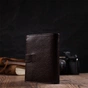 Портмоне Bond Accessories З натуральної зернистої шкіри Коричневе (22056) - уменьшенное изображение 11