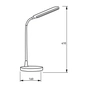 Настольная лампа Eurolamp LED 10W 350lm 4000K 1800mAh (LED-TLB-10W(white)) - уменьшенное изображение 3