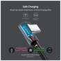 Дата кабель USB 2.0 AM to USB-C 3.0m 3A 90° corner US176 black Ugreen (70875) - зменшене зображення 11