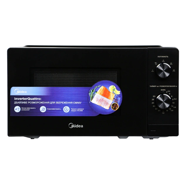 Мікрохвильова піч Midea MM7P012MZ-B - зображення 1