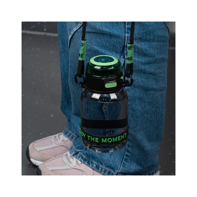 Поїльник-непроливайка Kite 700 мл, чорно-зелена (K25-1218-2) - picture 7