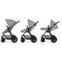 Коляска Kinderkraft 3 в 1 Moov Gray Melange (KKWMOOVGRYM0NC) (5902533915019) - зменшене зображення 3