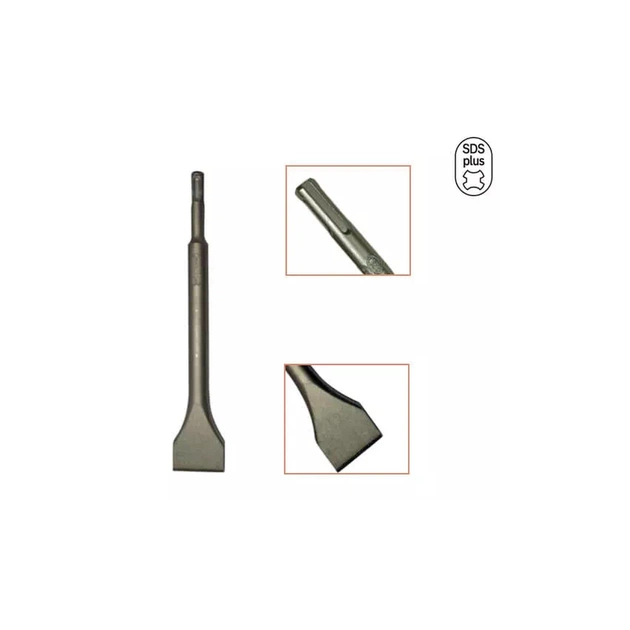 Зубило для перфоратора DeWALT SDS-Plus, плоске, 20х250мм (DT6802) - picture 2