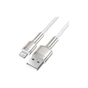 Дата кабель USB 2.0 AM to Lightning 2.0m Cafule Series Metal 2.4A White Baseus (CALJK-B02) - preview 2
