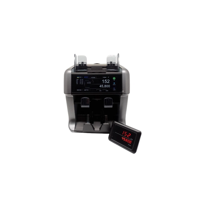 Лічильник банкнот Geos AL-956 2-х кишеньковий, мультивалютний (AL-956) - picture 2