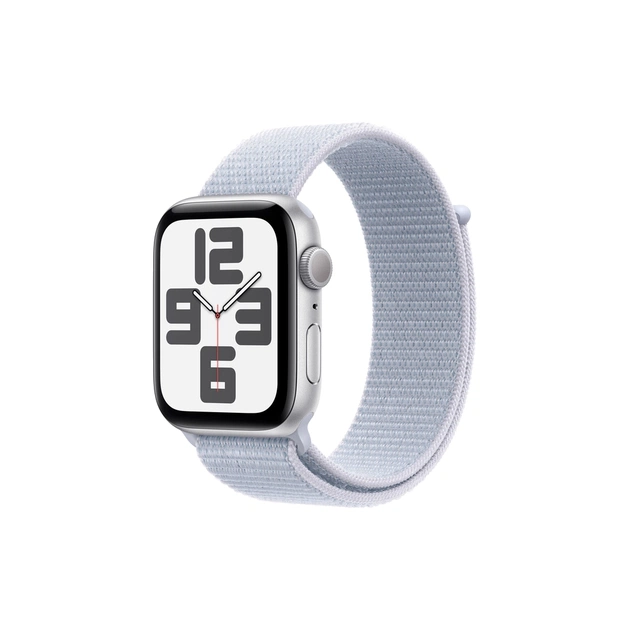 Смарт-годинник Apple Watch SE 2024 GPS 40mm Silver Aluminium Case with Blue Cloud Sport Loop (MXEE3QH/A) - зображення 1