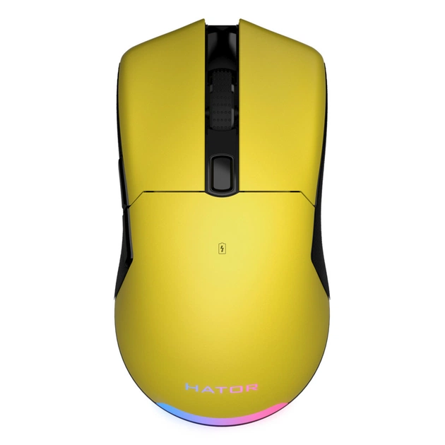 Мишка Hator Pulsar 2 Pro Wireless Yellow (HTM-532) - зображення 1