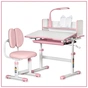 Парта зі стільцем ErgoKids Pink (+полка+лампа) (BD-24 PN) - уменьшенное изображение 3