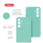 Чохол до мобільного телефона Intaleo Silicone Samsung Galaxy A35 Light Blue (1283126600197) - зменшене зображення 5