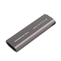 Зовнішня кишеня Maxxter M.2 NVMe PCIe, USB 3.1 Type-C Gen2, Metal, Black (EHDE-2280S-02) - зменшене зображення 2