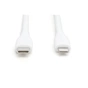 Дата кабель USB-C to Lightning 1.0m USB 2.0 60W silicone white Digitus (AK-600110-010-W) - уменьшенное изображение 2