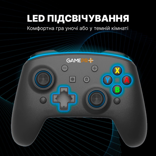 Геймпад GamePro MG1200 Wireless Black-Blue (MG1200) - picture 3