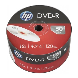 Диск DVD HP DVD-R 4.7GB 16X IJ PRINT 50шт (69302/DME00070WIP-3) изображение 1