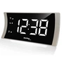 Настільний годинник Technoline з радіо Silver (DAS301809) - зменшене зображення 2