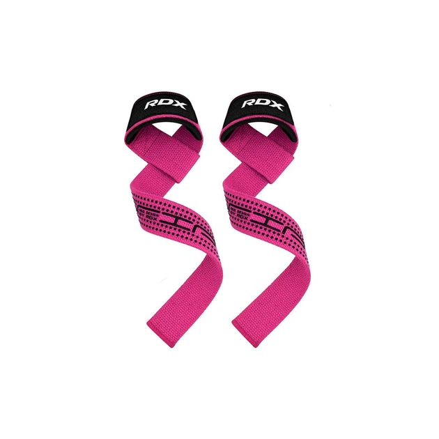 Кистьові лямки RDX S4 Gym Cotton Gel Straps Pink Plus (WAC-S4P+) - picture 3