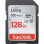 Карта пам'яті SanDisk 128GB SDXC class 10 UHS-I Ultra (SDSDUNR-128G-GN6IN) - уменьшенное изображение 1