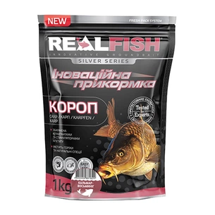 Прикормка Real Fish Silver Series Короп Кальмар-восьминіг 1kg (809.00.25) зображення 1