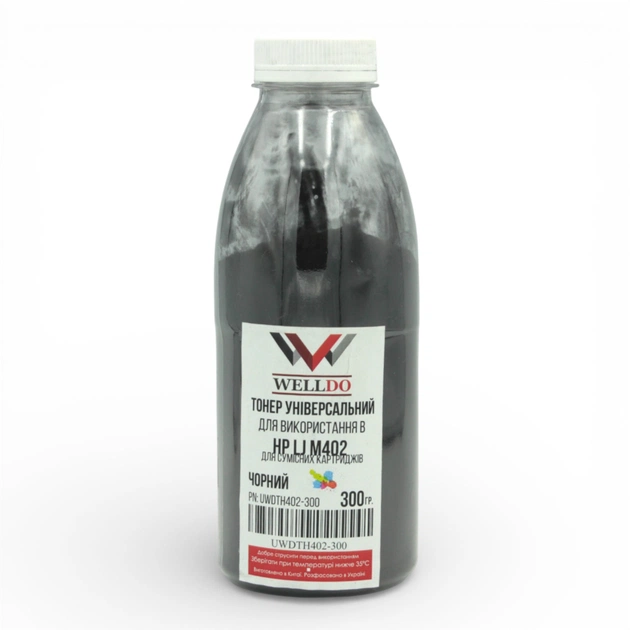 Тонер HP LJ Pro M402/404/426/Canon MF-421/426/428/429, фасовка 300г Welldo (UWDTH402-300) - изображение 1