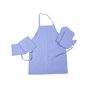 Фартух MirSon Набір №206 - Blue дві прихватки + дві рукавички-прихватки + фартух (2200006754008) - зменшене зображення 1