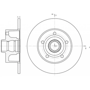 Гальмівний диск REMSA 6431.00 зображення 1