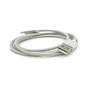 Дата кабель USB 2.0 to Lightning 1.0m 2A magnetic nylon silver Voltronic (YT-MCFB-L/S/13190/09165) - зменшене зображення 3