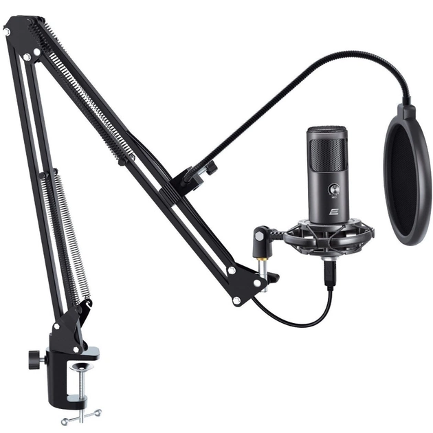 Мікрофон 2E MPC021 Streaming USB Black (2E-MPC021) - зображення 1