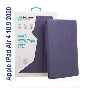 Чохол до планшета BeCover Tri Fold Soft TPU mount Apple Pencil Apple iPad Air 4 10.9 2020/2022 Purple (706751) зображення 1