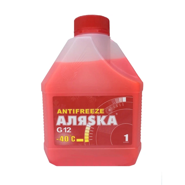 Антифриз Аляsка -40 G12 червоний 1л (5524) - изображение 1