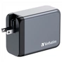Зарядний пристрій Verbatim GaN 200 W 4 ports (2xUSB-C-100 W,USB-C-65 W /USB-A -3.0) (32204) - зменшене зображення 3