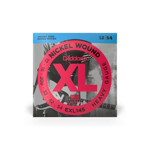 Струни для гітари D'Addario XL Nickel Wound Heavy (12-54) (EXL145) зображення 1
