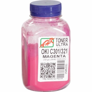 Тонер OKI C301/321, 50г Magenta AHK (1505331) зображення 1