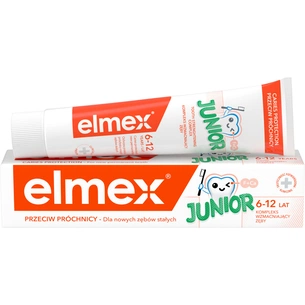 Дитяча зубна паста Elmex Junior від 6 до 12 років 75 мл (4007965560606) зображення 1
