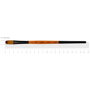 Пензлик для малювання Rosa Синтетика овальна, FLAME 1368FR, №4 (4823098534723) зображення 1