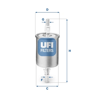 Фільтр паливний UFI 31.515.00 зображення 1