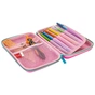 Пенал Cool For School 1 відділення з органайзером рожевий (QT-5627-Pink) - зменшене зображення 2