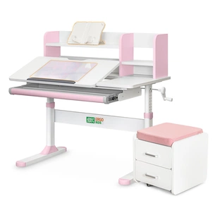 Парта ErgoKids (S) TH-330 (парта+тумба) (TH-330 + BD C3_PINK) зображення 1