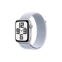 Смарт-годинник Apple Watch SE 2024 GPS 40mm Silver Aluminium Case with Blue Cloud Sport Loop (MXEE3QH/A) - зменшене зображення 1