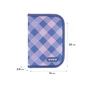 Пенал Kite Purple Chequer з наповненням (K24-622H-3) - зменшене зображення 2
