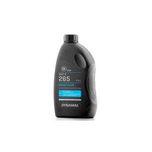 Гальмівна рідина DYNAMAX 265 DOT4 0,5 л зображення 1