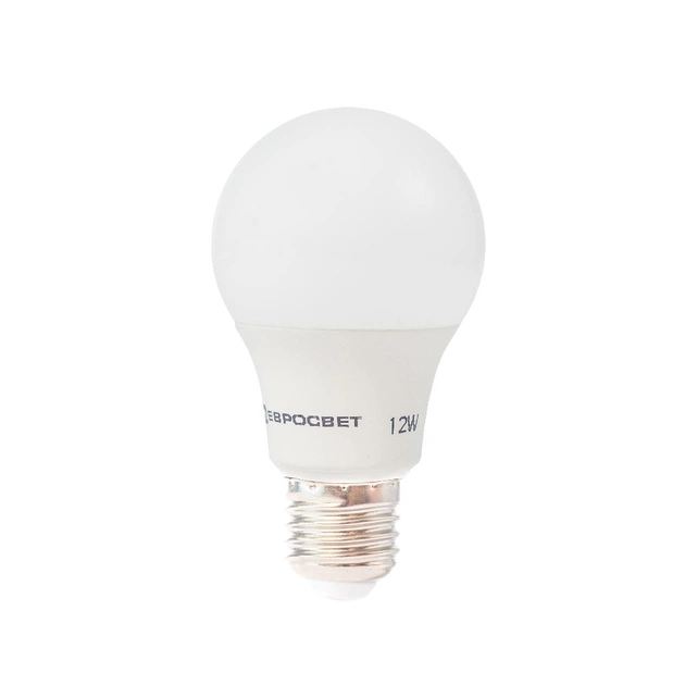 Лампочка EVROLIGHT 12Вт 4200К A-12-4200-27 - зображення 1