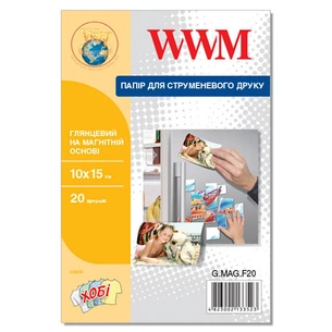 Фотопапір WWM 10x15 magnetic, glossy, 20л (G.MAG.F20) зображення 1