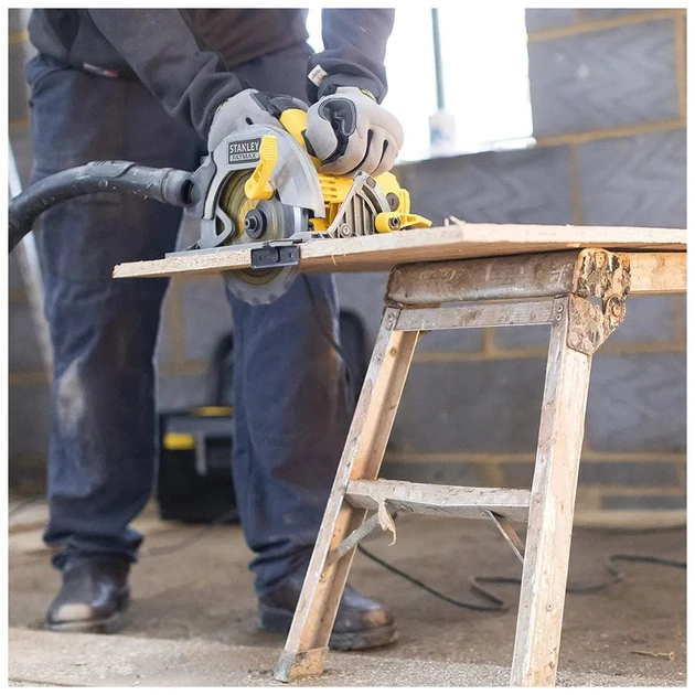 Дискова пила Stanley FatMax, 1650 Вт, 5500 об/хв, диск 190х16 мм, 4.31 кг (FME301) - picture 7