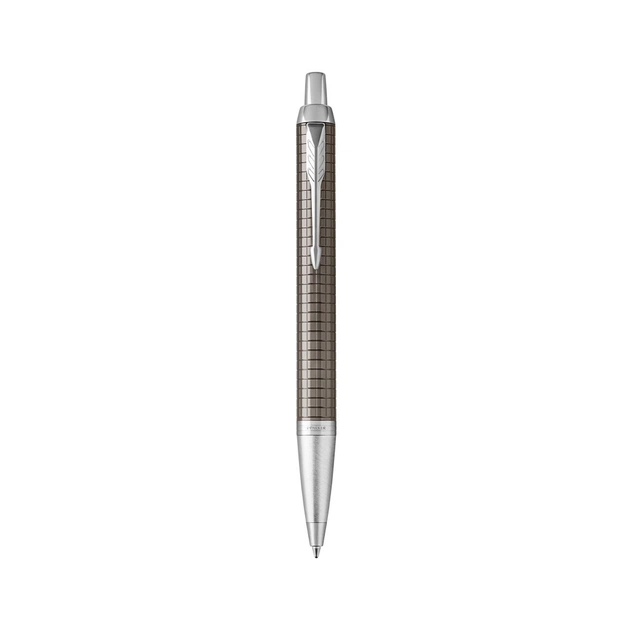 Ручка кулькова Parker IM 17 Premium Dark Espresso Chiselled CT BP (24 332) - зображення 1